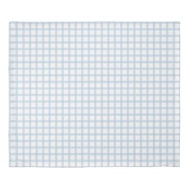 Plaid King Duvet Cover (Front)