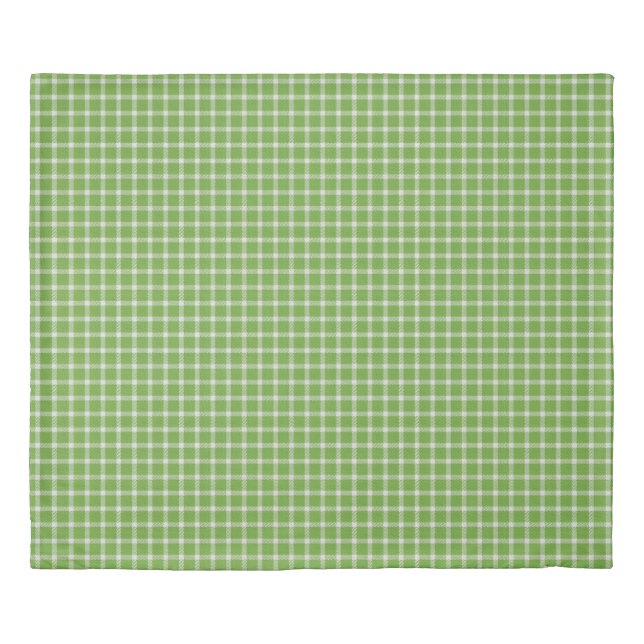 Plaid King Duvet Cover (Front)