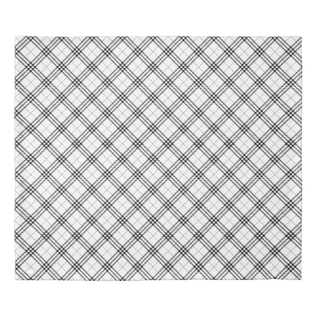 Plaid King Duvet Cover (Front)