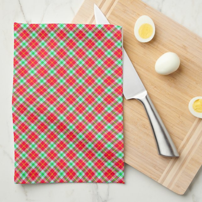 Plaid Kitchen Towel (Quarter Fold)