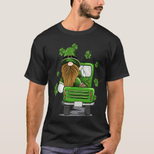 Plaid Leprechaun Monster Truck St Patrick's Day Lu T-Shirt