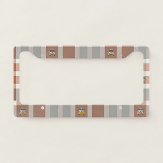 Plaid License Plate Frame
