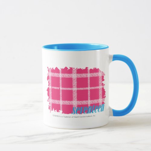 Plaid Magenta 4 Mug