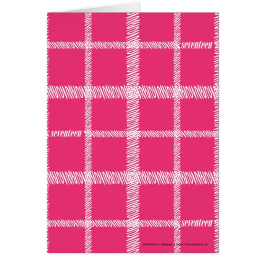 Plaid Magenta Cards (Front)