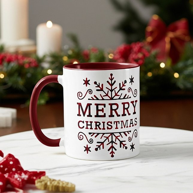 Plaid Merry Christmas Mug (Creator Uploaded)