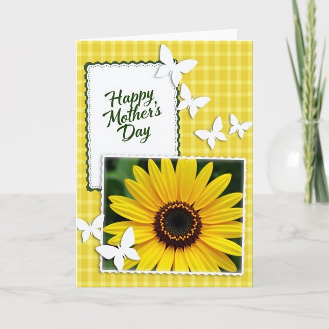 Plaid Mothers Day Card (Front)