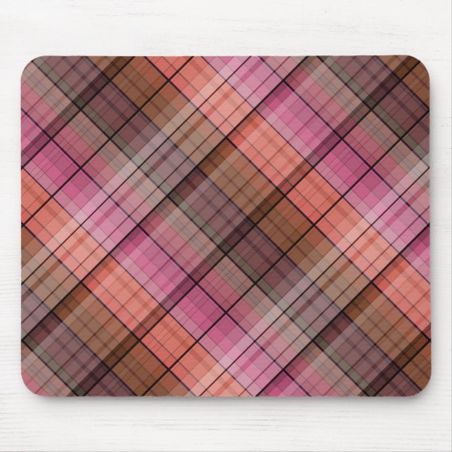 Plaid Mouse Pad (Front)