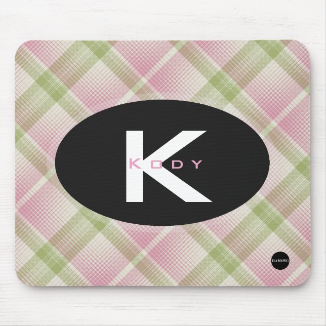 Plaid Mousepad - HAMbyWG (Front)