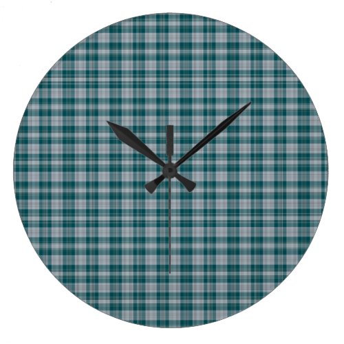 Plaid No. 04 Large Clock