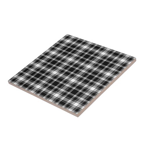 Plaid No 16 Ceramic Tile