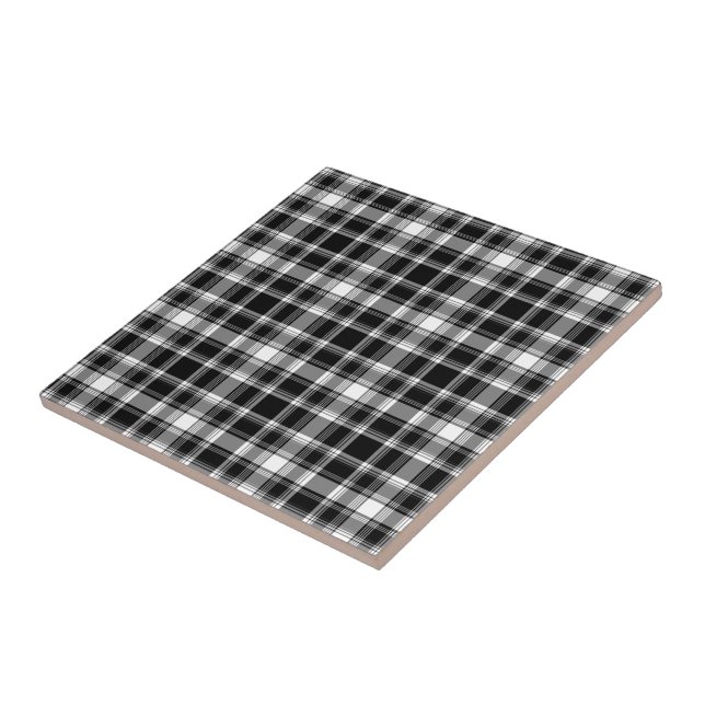 Plaid No. 16 Ceramic Tile (Side)