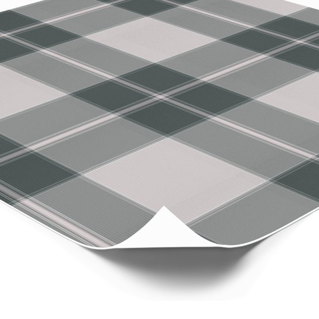 Plaid No. 27 Temporary Tattoos (Angled)