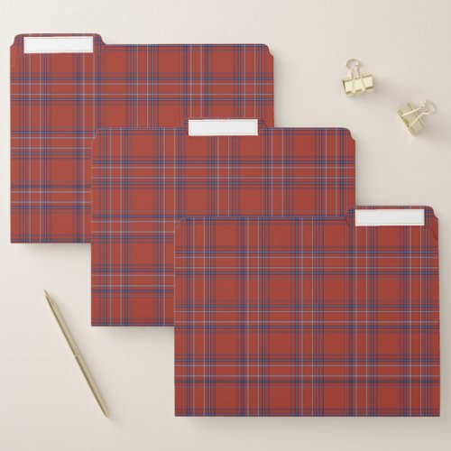 Plaid No 31 File Folder