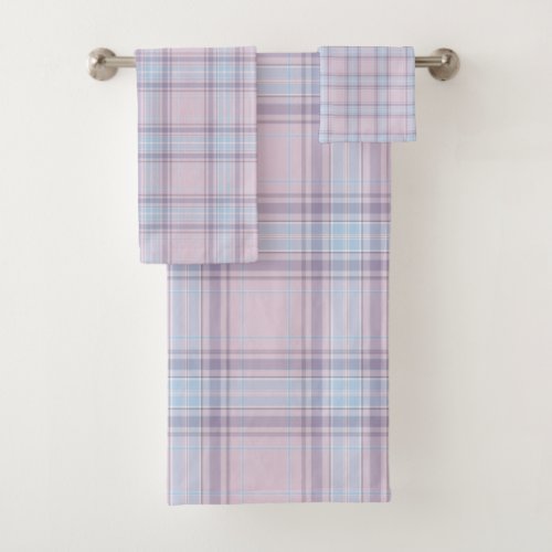 Plaid No 34 Bath Towel Set