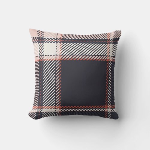 Plaid or tartan vintage is background or texture i throw pillow
