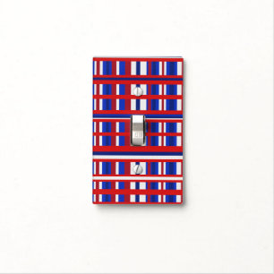 Plaid Patriot Light Switch Cover