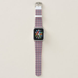 Plaid pattern apple watch band