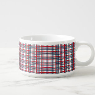 Plaid pattern bowl