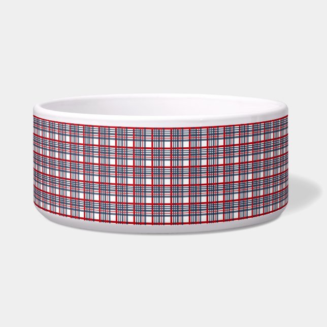 Plaid pattern bowl (Front)