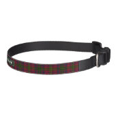 Plaid Pattern In Red, Blue And Green Colors Pet Collar (Right)