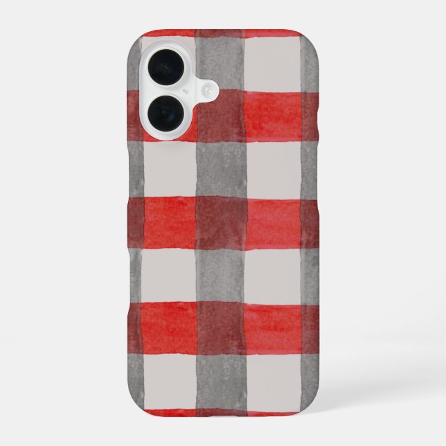 Plaid Pattern Iphone Case (Back)