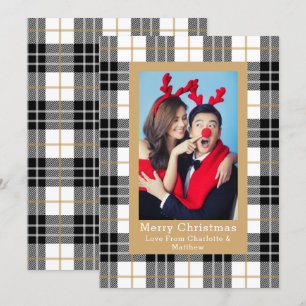 Plaid Pattern Photo Template Personalized
