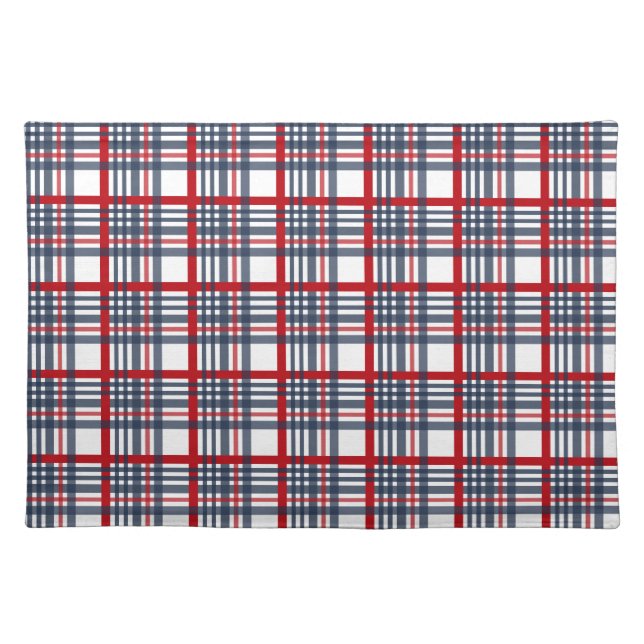 Plaid pattern placemat (Front)