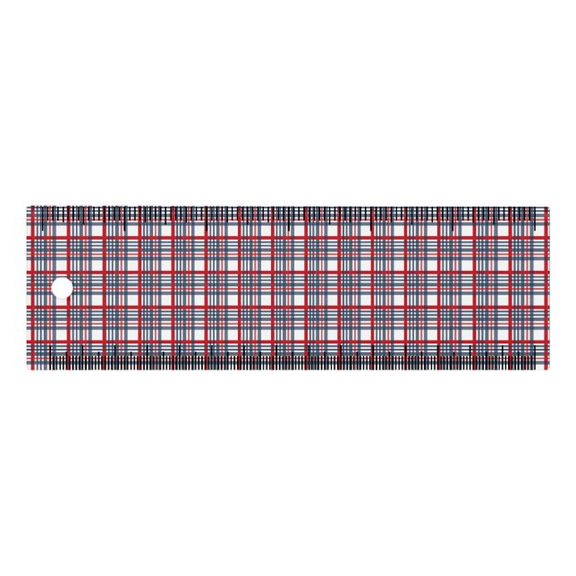 Plaid pattern ruler (Front)