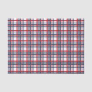 Plaid pattern tissue paper