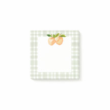 Plaid & peaches 3 x 3 post-it notes