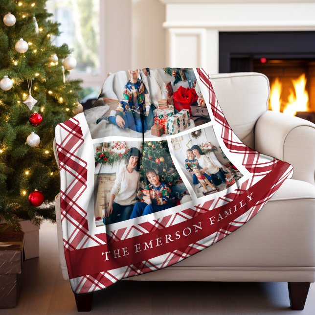 Plaid Photo Blanket (Plaid Photo Blanket
)