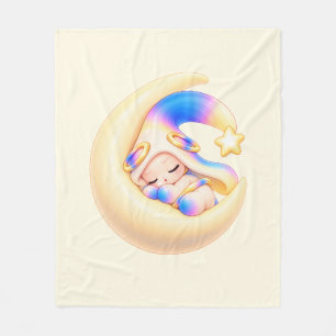 Plaid Polaire Zessi Croissant de Lune Fleece Blanket