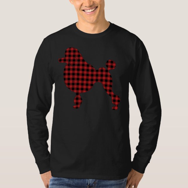 Plaid Poodle T-Shirt (Front)
