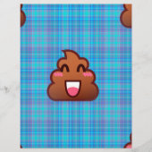 plaid poop emoji (Front)