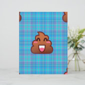 plaid poop emoji (Standing Front)