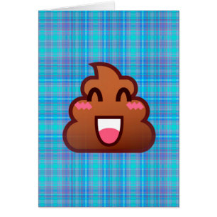 plaid poop emoji