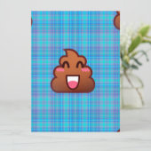 plaid poop emoji (Standing Front)