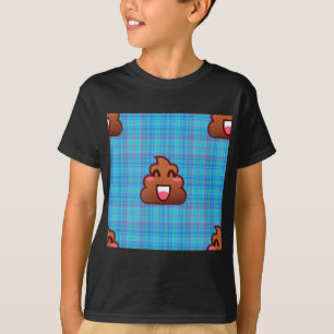 plaid poop emoji T-Shirt