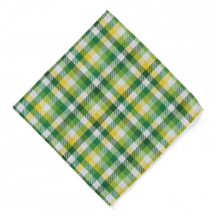Plaid Print Bandana