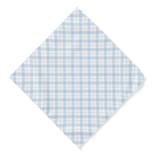 Plaid Print Bandana (Front)