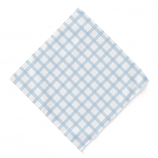 Plaid Print Bandana (Front)