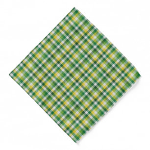 Plaid Print Bandana