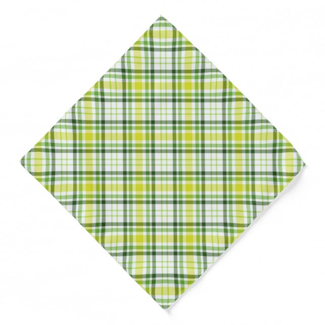 Plaid Print Bandana (Front)