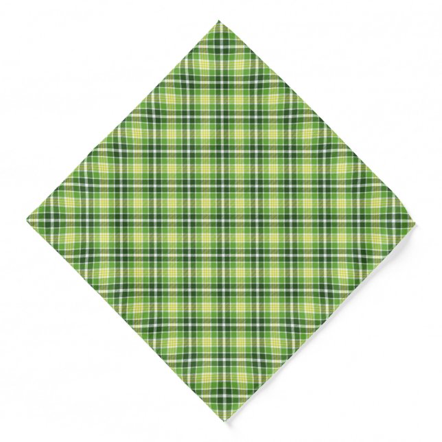 Plaid Print Bandana (Front)
