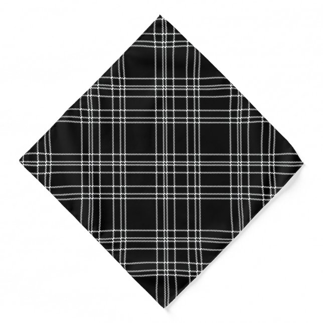 Plaid Print Bandana (Front)