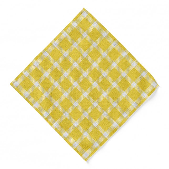 Plaid Print Bandana (Front)
