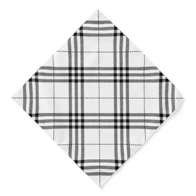 Plaid Print Bandana (Front)