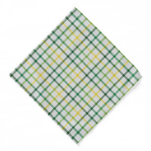 Plaid Print Bandana