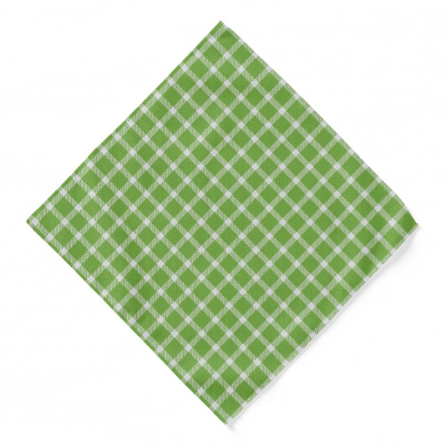 Plaid Print Bandana (Front)
