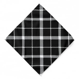 Plaid Print Bandana